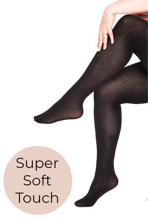 Soft touch modal tights