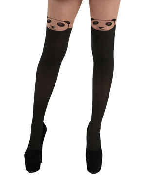 Over The Knee Panda Tights