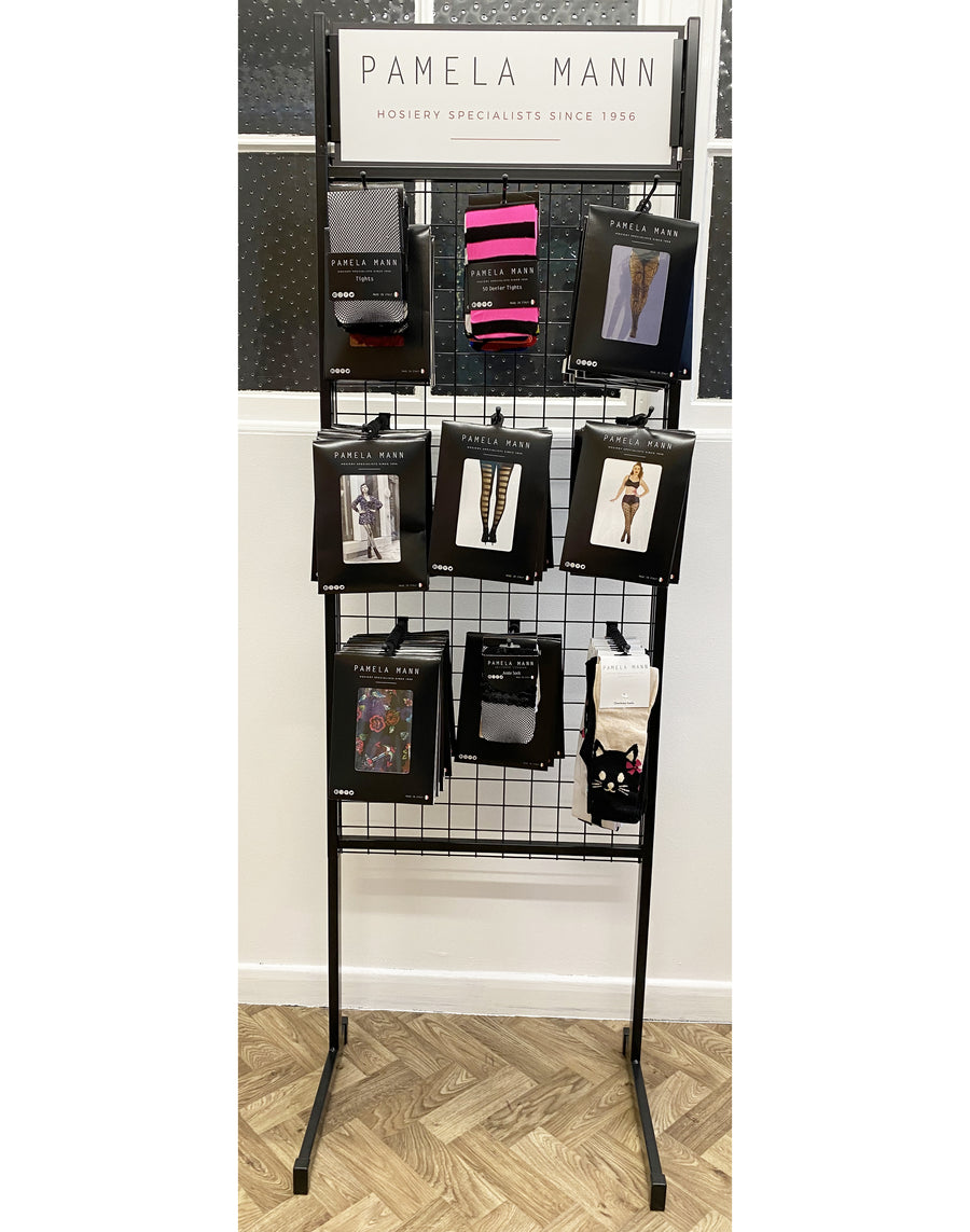 Double Sided Mesh Floor Display Stand