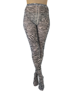 Abstract Animal Printed Tights