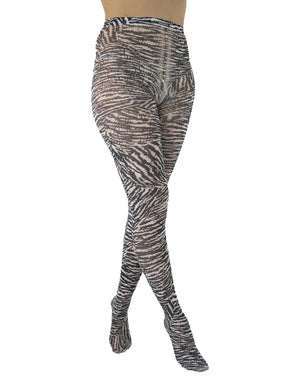 Abstract Animal Printed Tights