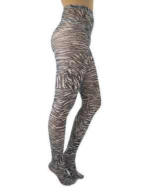 Abstract Animal Printed Tights