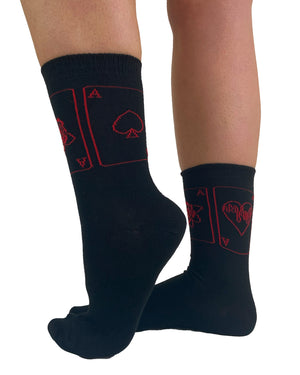 Ace of the Rose Ankle Socks