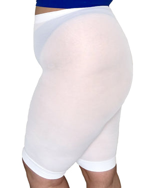 White Anti Chafing Shorts