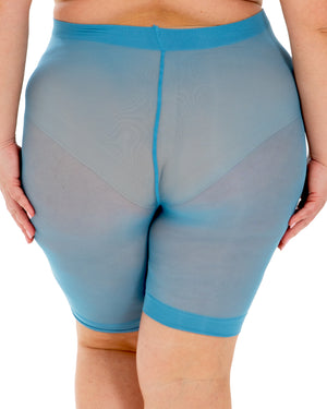 Baby Blue Anti Chafing Shorts, Chafing Shorts, Blue Shorts