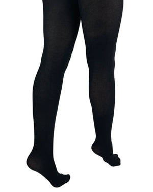 Black bamboo tights