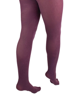 Damson bamboo tights