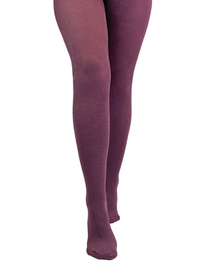 Damson bamboo tights