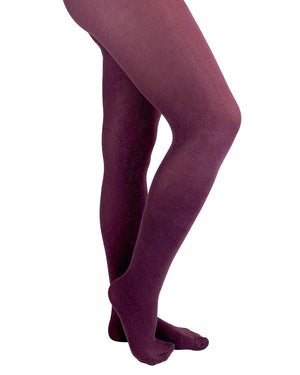 Damson bamboo tights