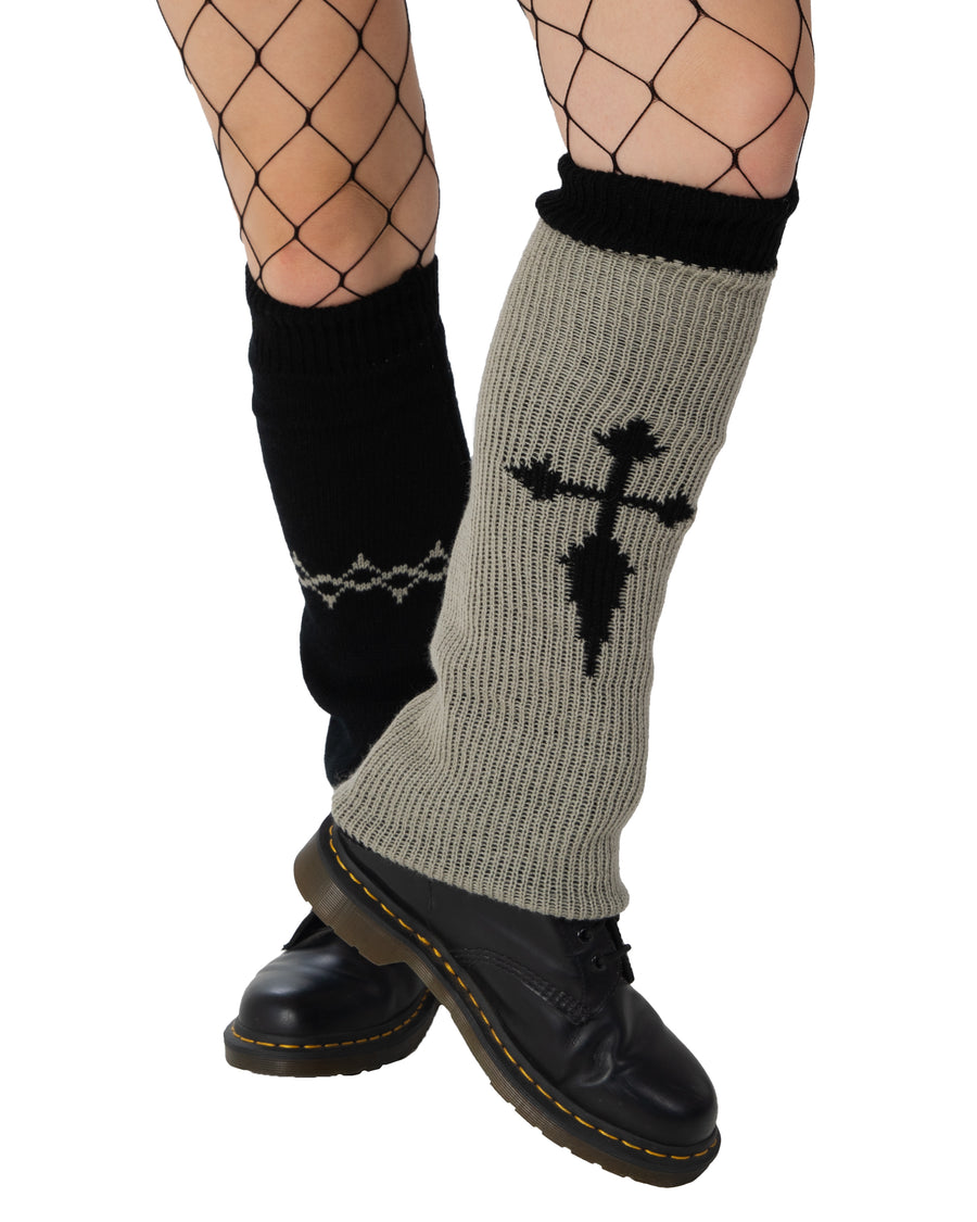 Reversable Wire and Cross Leg Warmers