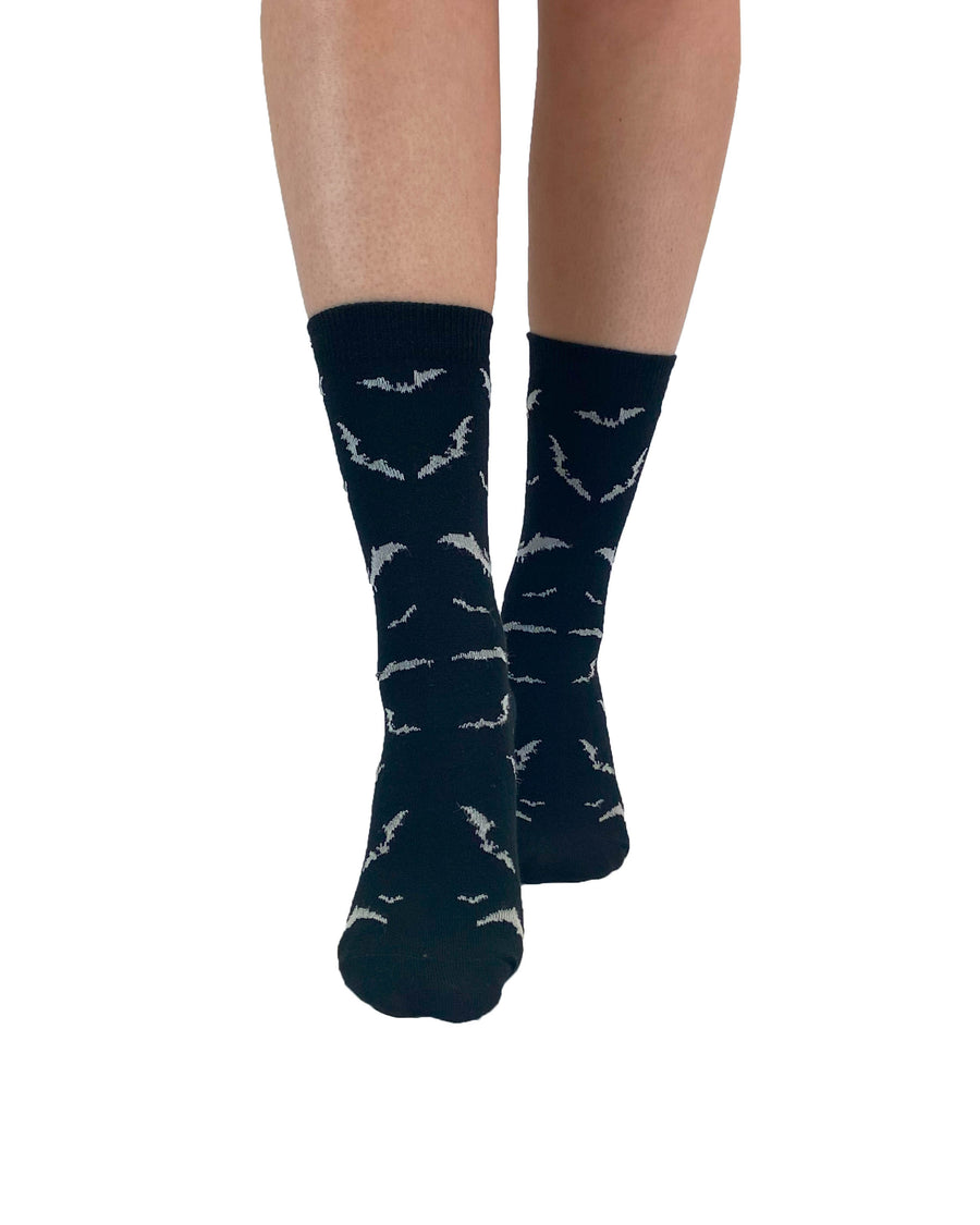Bats Knitted Ankle Socks