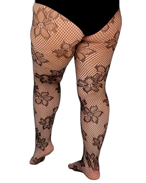 Blossom Net Tights