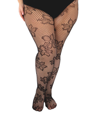 Blossom Net Tights