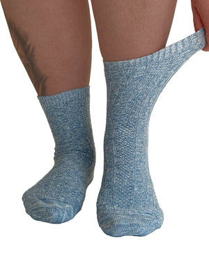 Ribbed winter socks wide stretch