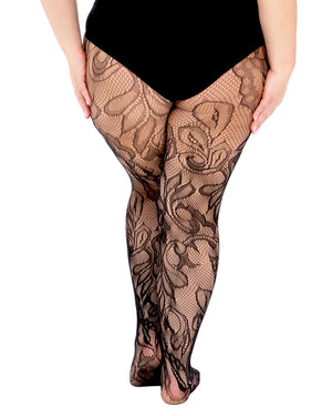 Botanical Net Tights