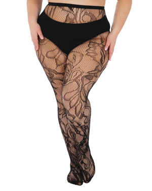 Botanical Net Tights