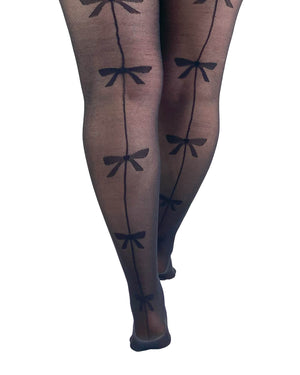 Bow Back Seam, curvy super stretch tights