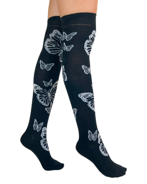 Butterfly OTK Socks