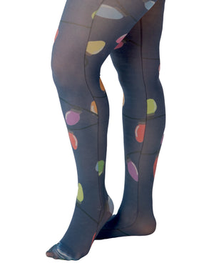 Fairy Lights Printed Tights