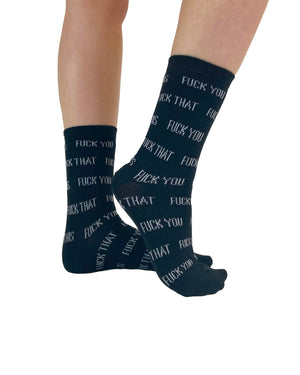 F*ck Sayings ankle socks