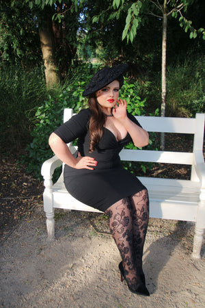 Fleur Lace Tights