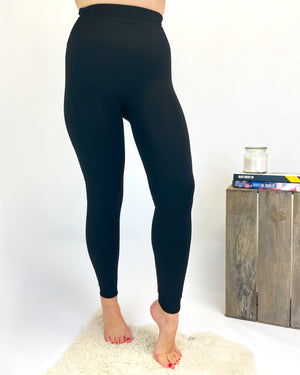 Fleece Lined Footless Tights 