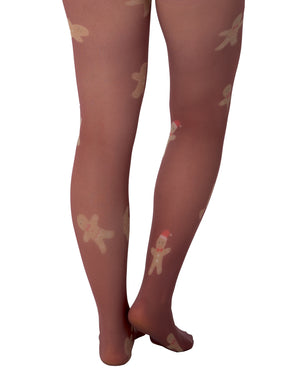 Gingerbread Printed Tights