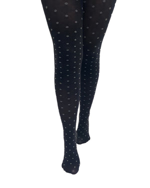 Grey Spot Bamboo Tights