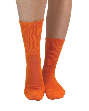 Extra Wide Bamboo Socks Orange