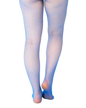 Fishnet tights Royal Blue