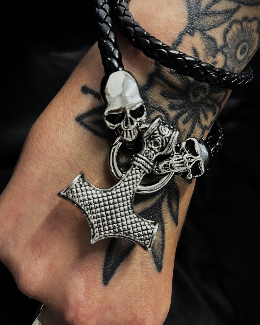 Skull Braid Bracelet
