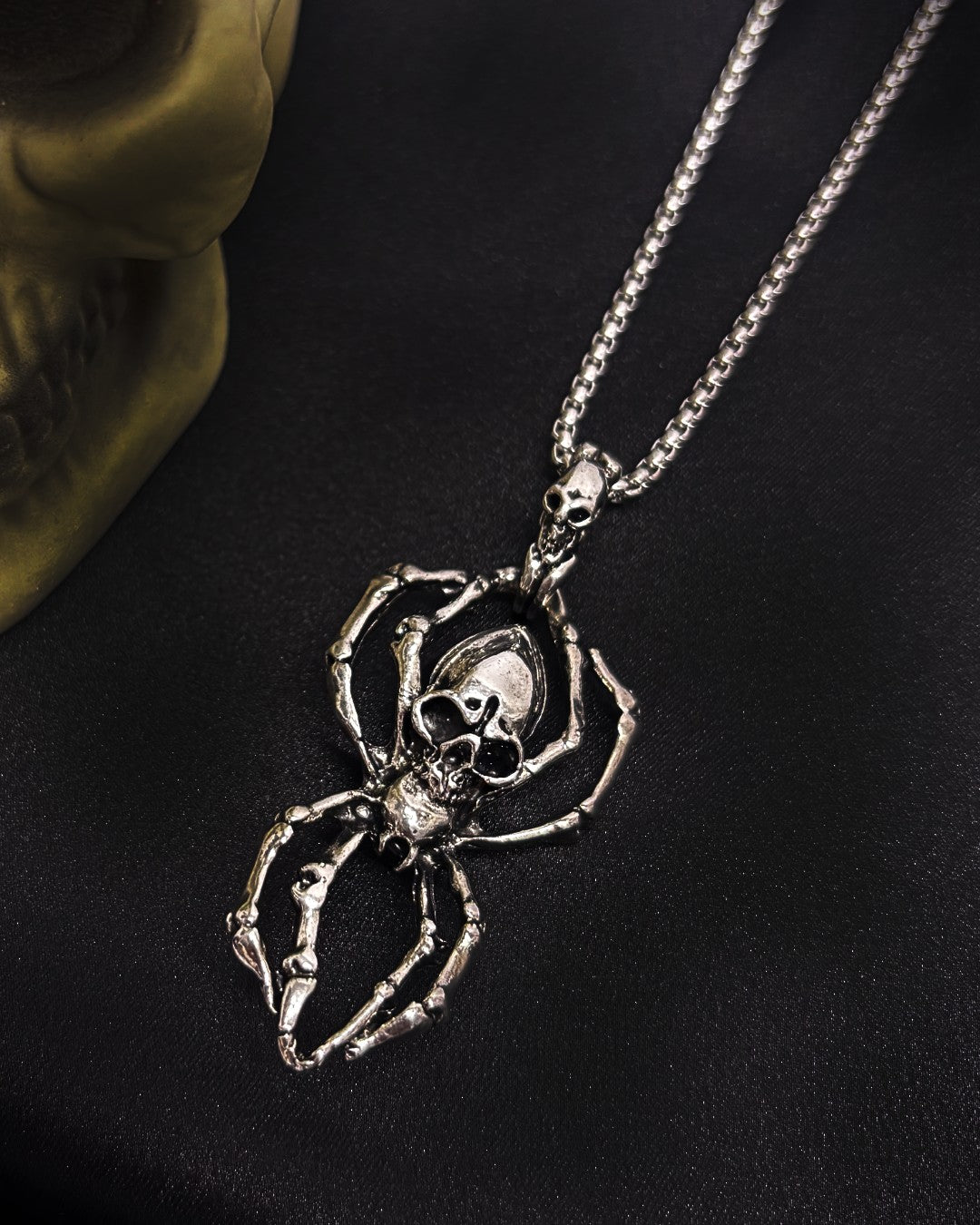 Spider Drop Necklace