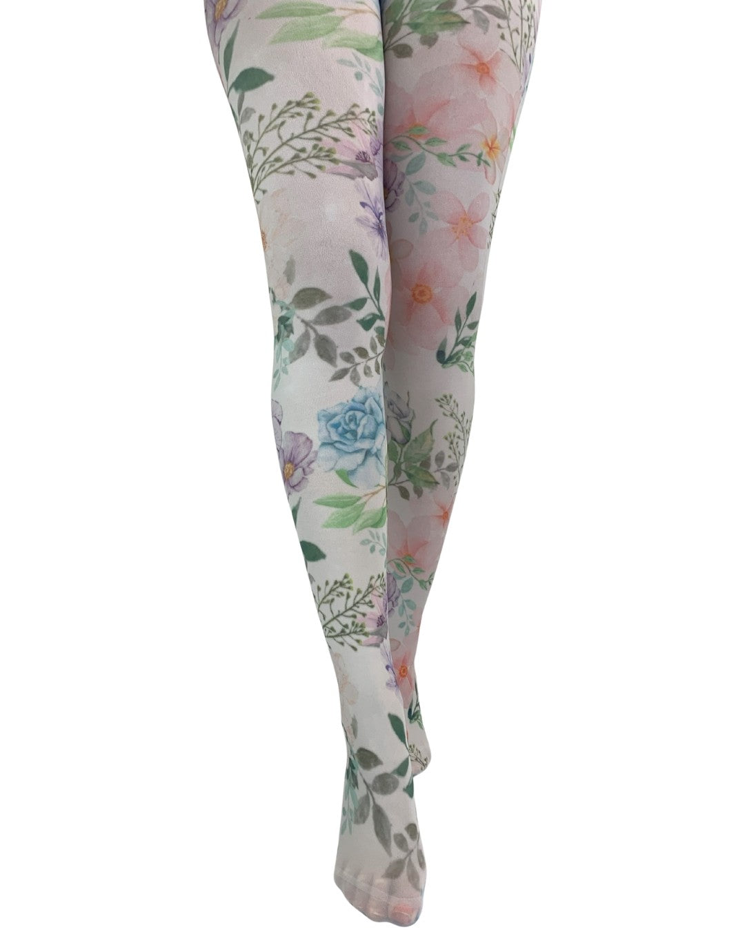 Spring Blossom Printed Tights
