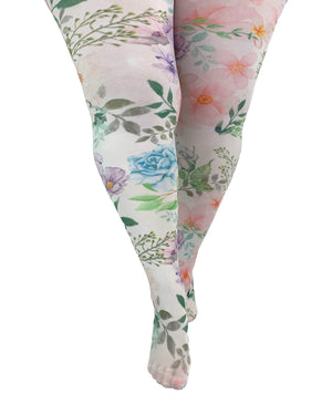 Spring Bloom Printed Curvy Super Stretch Tights