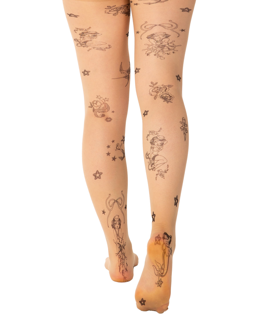 Tattoo Sailor Tights