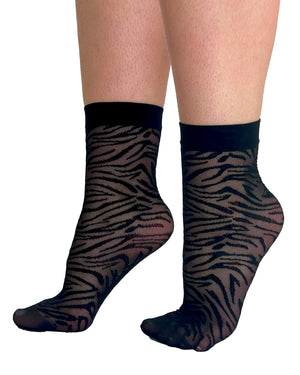 Tiger sock, Sheer Tiger Sock, Sheer animal socks