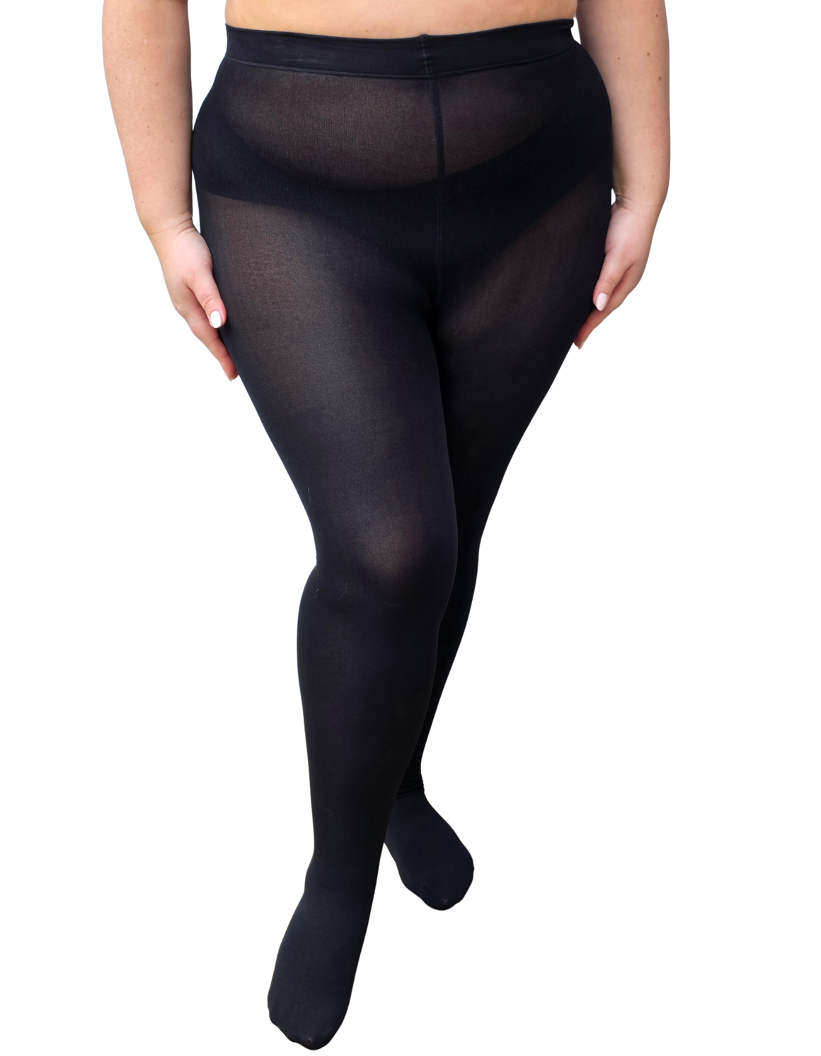 Fleece Lined Curvy Super Stretch Tights 150g
