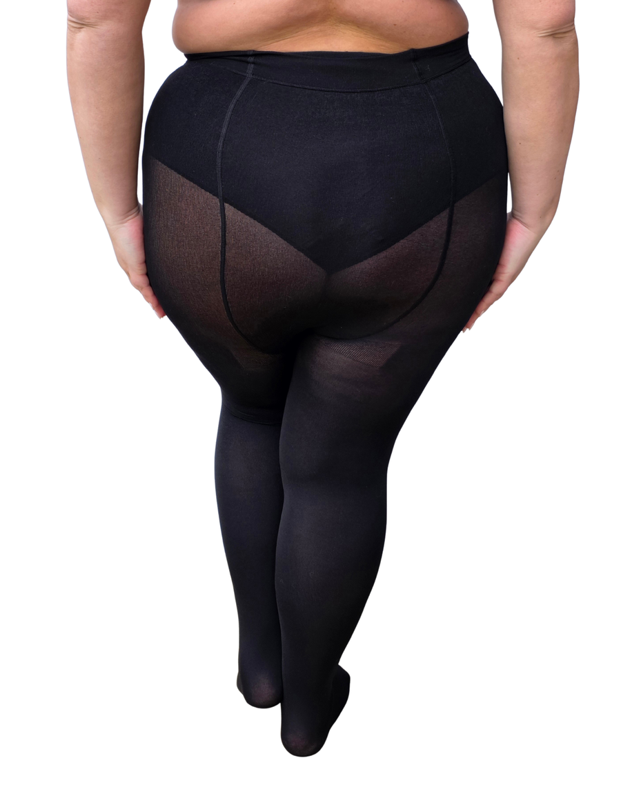 Fleece Lined Curvy Super Stretch Tights 150g