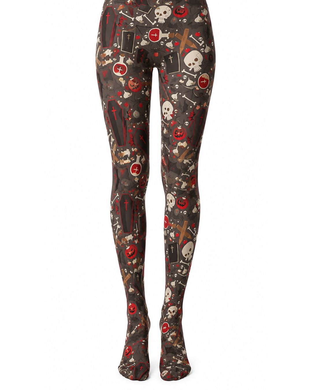 Kooky Medicine Printed Tights