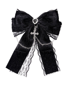 Victorian Lace Bow Hair Clip
