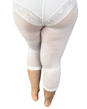 White 50 Denier Capri Tights