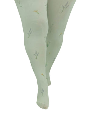 Wild Flower Printed Curvy Super Stretch Tights