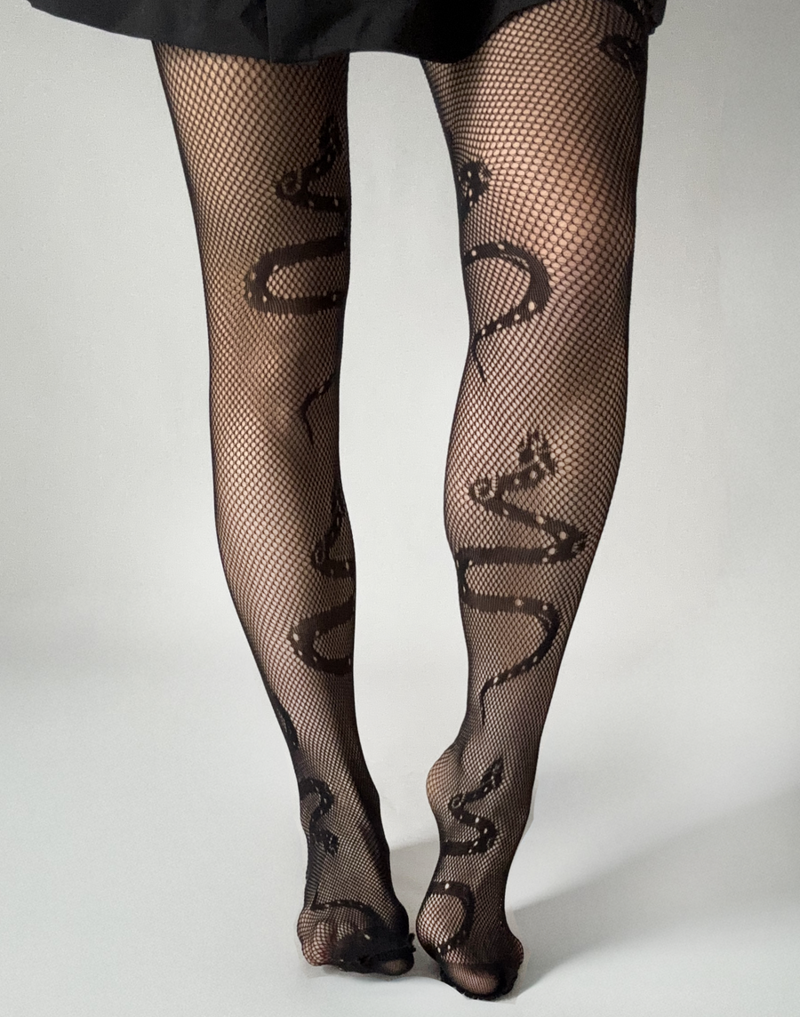 Serpentine Net Tights