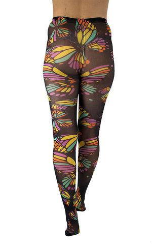 Butterfly Jewel Printed Tights from the wholesale stockings collection from wholesale hosiery brand, Pamela Mann.