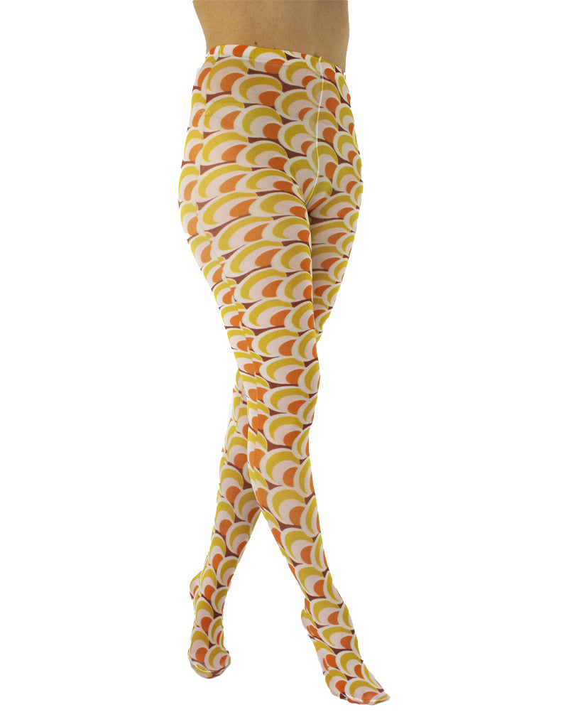60s Groove Printed Tights