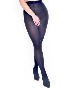 50 Denier Opaque Crotchless Tights