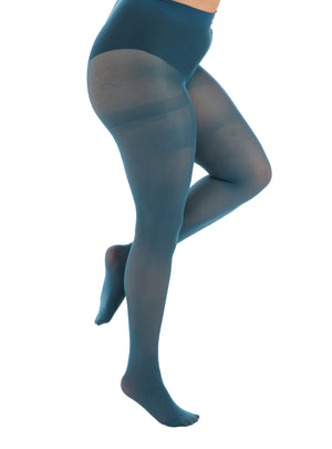 50 Denier Opaque Curvy Super Stretch Tights from the wholesale plus size tights collection from wholesale hosiery brand, Pamela Mann.