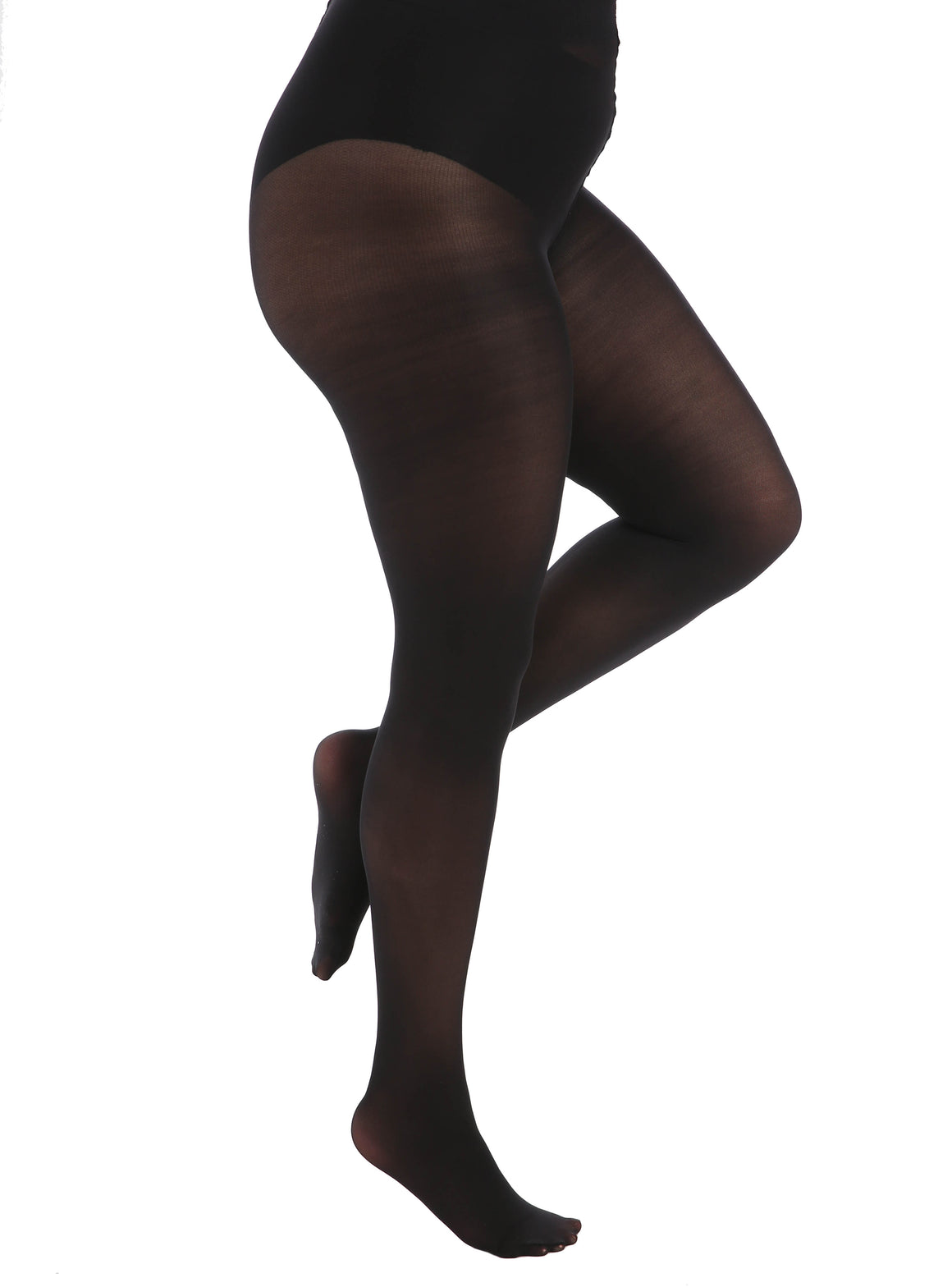 50 Denier Opaque Curvy Super Stretch Tights from the wholesale plus size tights collection from wholesale hosiery brand, Pamela Mann.