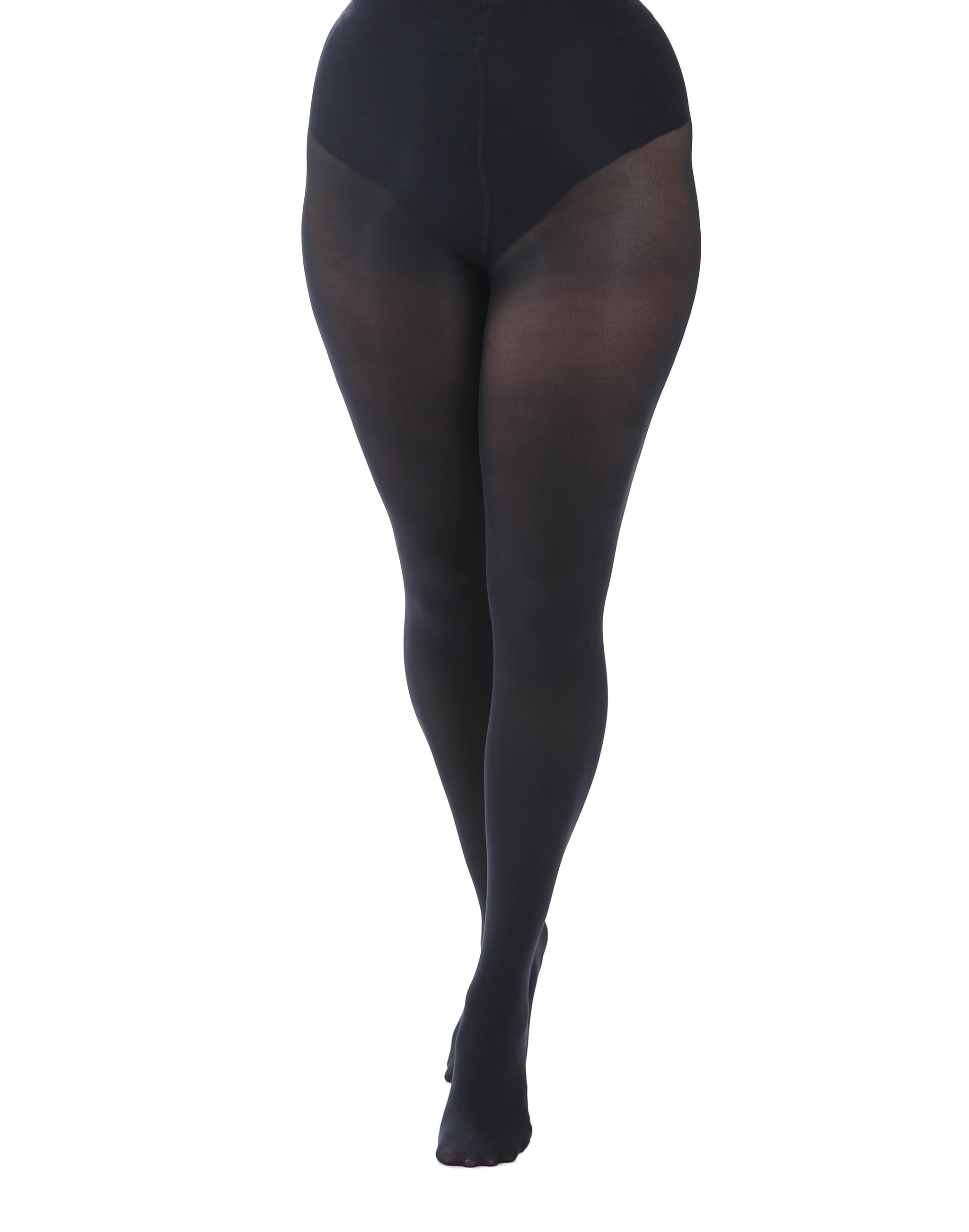 Opaque Tights with Gaiter Effect 80