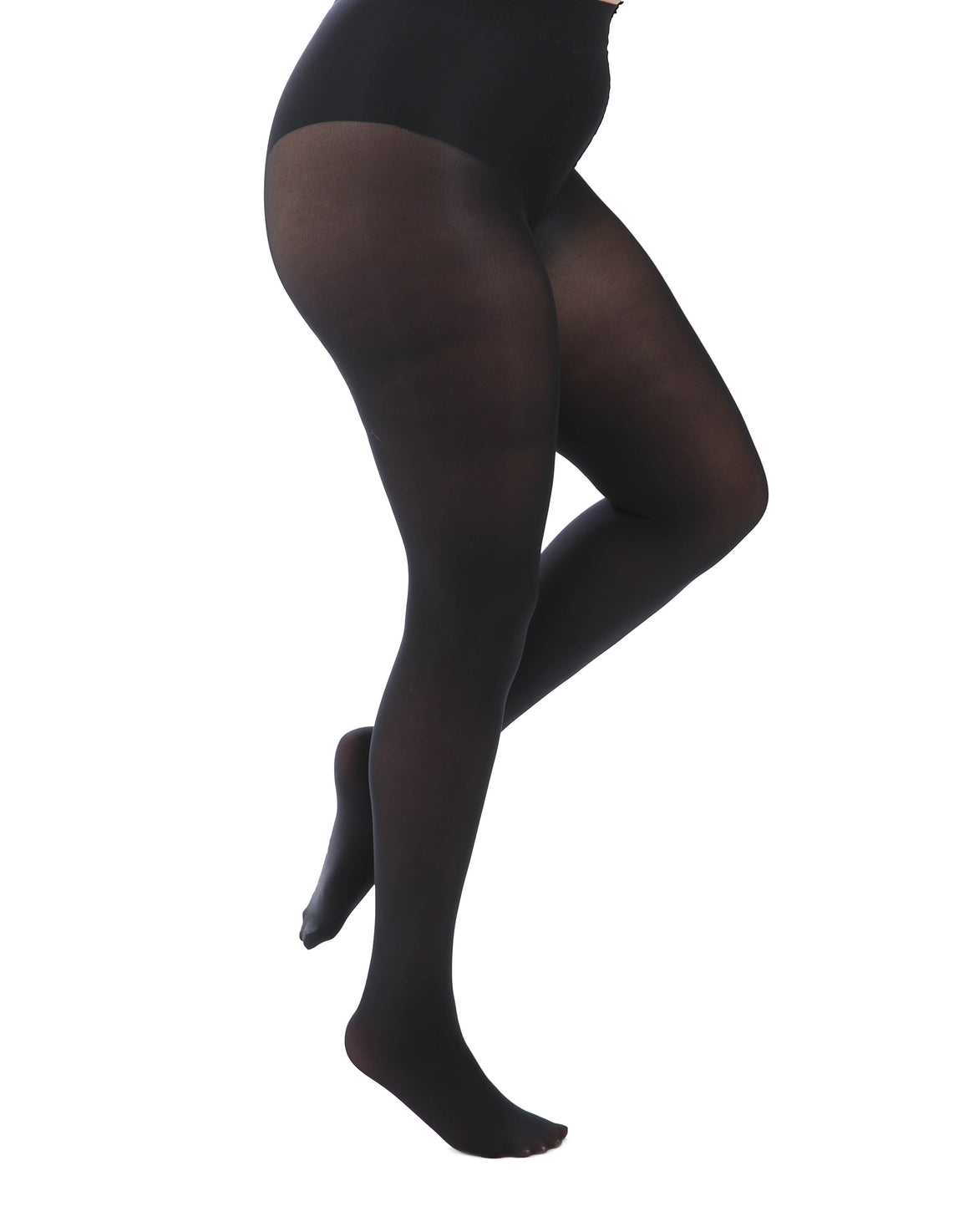 90 Denier Opaque Curvy Super Stretch Tights